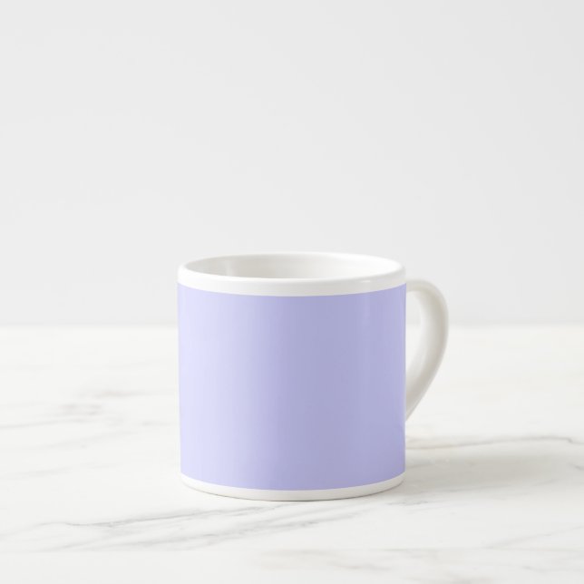 Tasse Expresso Couleur Lavande tendance prête à customiser (Devant droit)