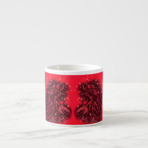 Tasse Expresso Coupe Bull Espresso En Nuit étoilée Rouge