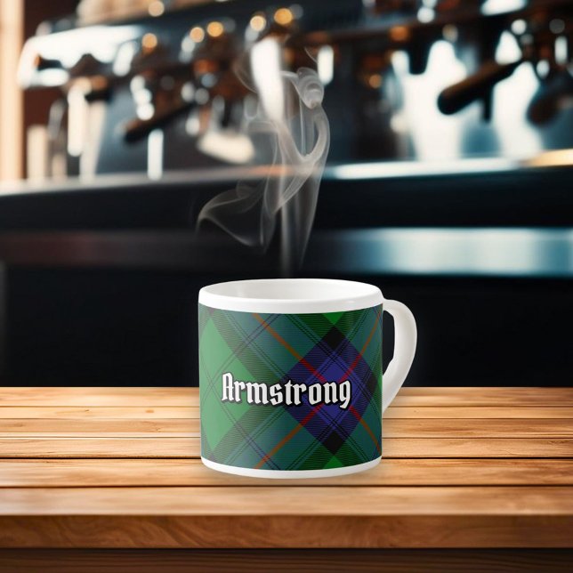 Tasse Expresso Coupe Clan Armstrong Tartan Espresso (Créateur téléchargé)