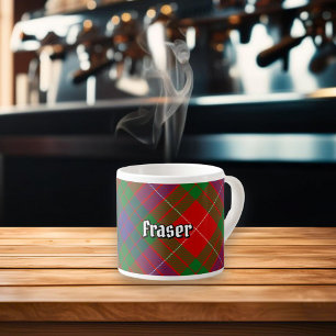 Tasse Expresso Coupe Clan Fraser Tartan Espresso