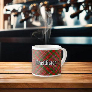 Tasse Expresso Coupe Clan MacAlister Tartan Espresso