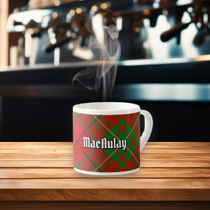 Tasse Expresso Coupe Clan MacAulay Tartan Espresso