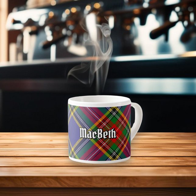 Tasse Expresso Coupe Clan MacBeth Tartan Espresso (Créateur téléchargé)