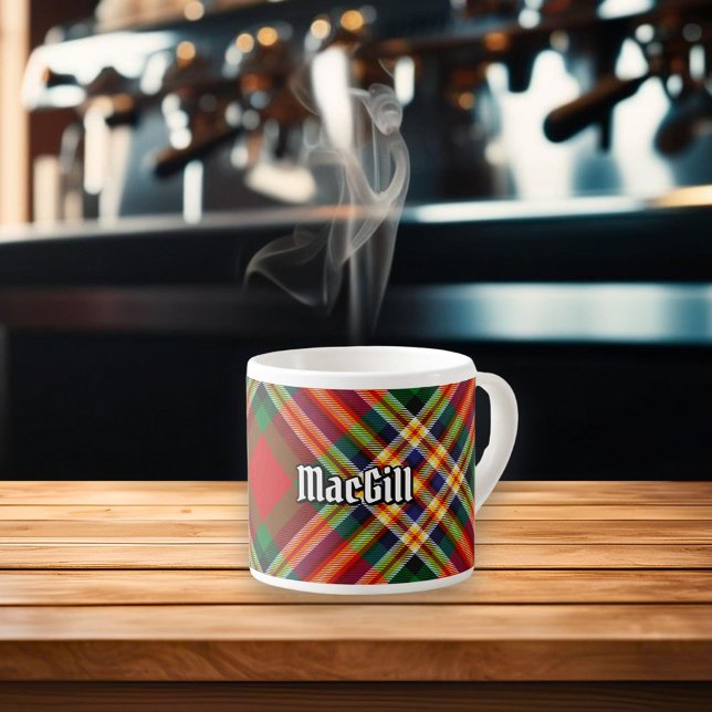 Tasse Expresso Coupe Clan MacGill Tartan Espresso (Créateur téléchargé)