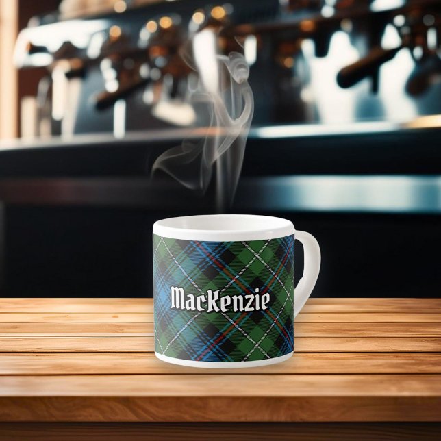 Tasse Expresso Coupe Clan MacKenzie Tartan Espresso (Créateur téléchargé)