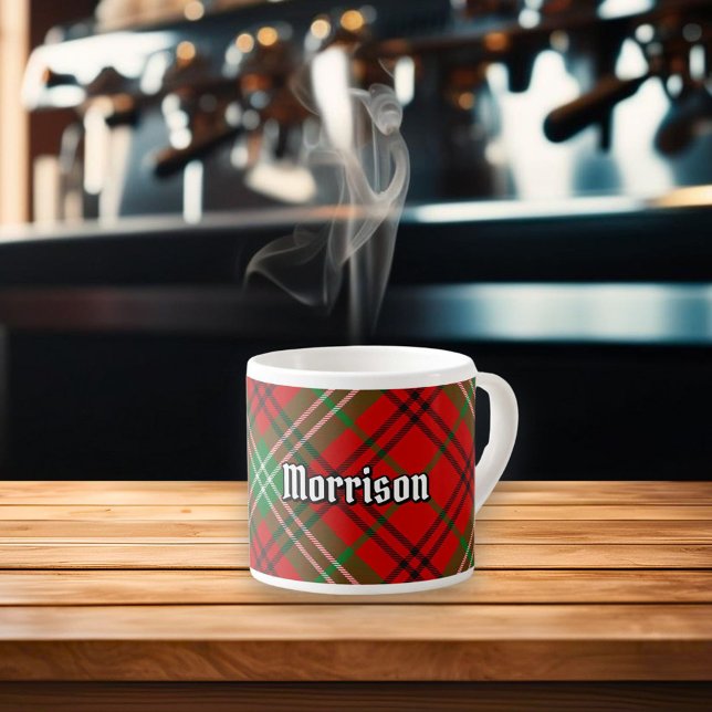 Tasse Expresso Coupe Clan Morrison Red Tartan Espresso (Créateur téléchargé)