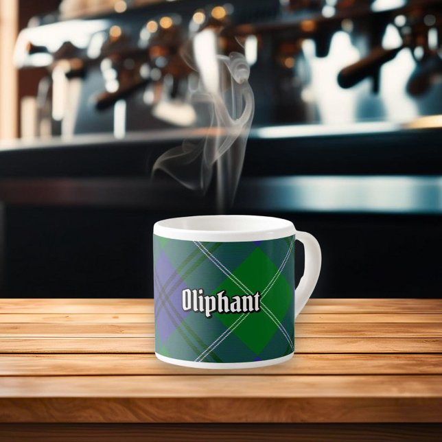 Tasse Expresso Coupe Clan Oliphant Tartan Espresso (Créateur téléchargé)