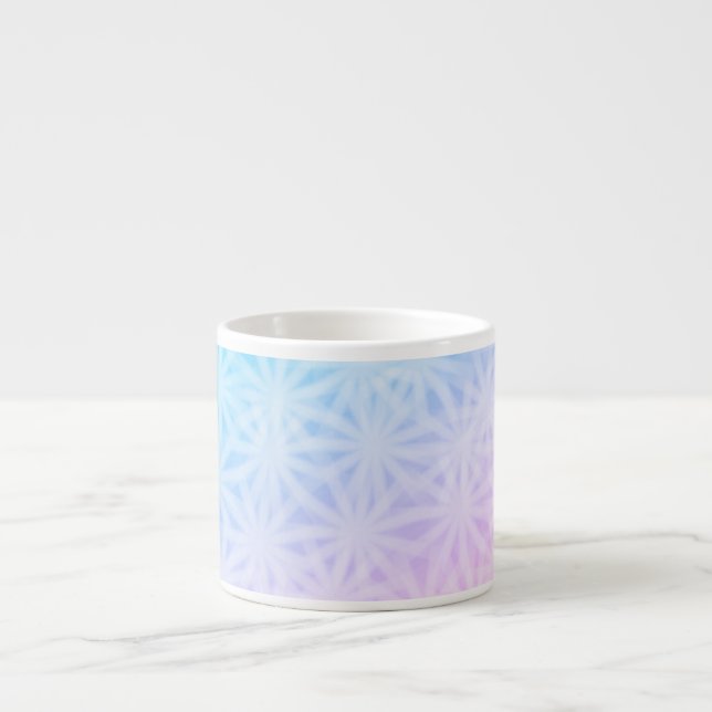 Tasse Expresso Coupe d'Espresso arc-en-ciel Starburst (Devant)