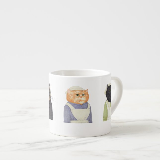 Tasse Expresso Coupe d'Espresso LADY CATS (Devant droit)