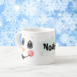 Tasse Expresso Coupe d'hiver Snowman Little Cocoa pour enfant Ajo