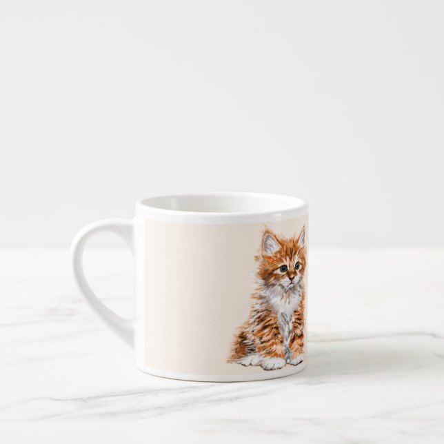 Tasse Expresso Coupe Little Kitten Espresso (Gauche)
