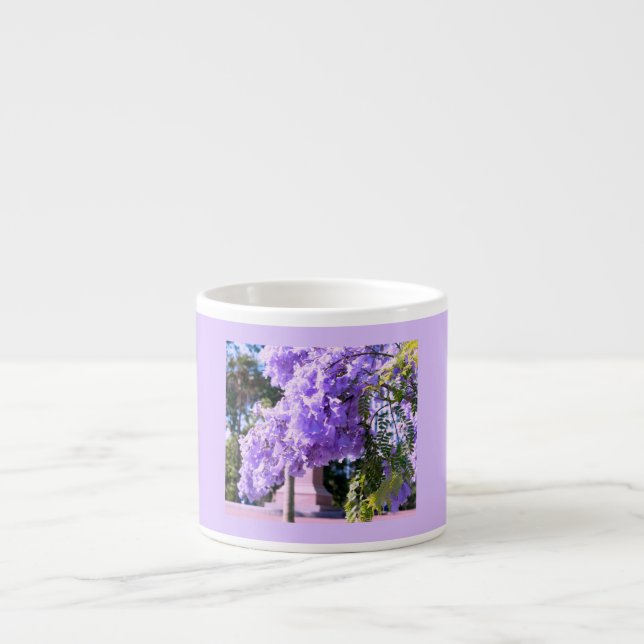 Tasse Expresso Coupe Mauve Bell Espresso (Devant)