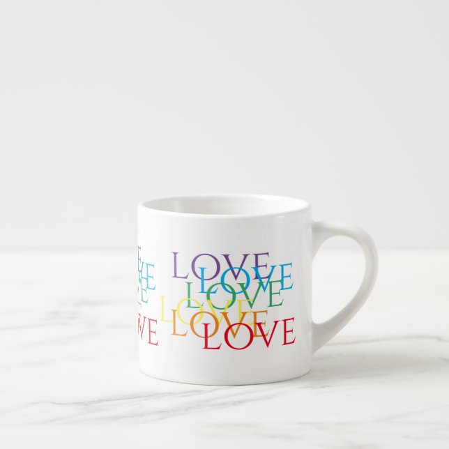 Tasse Expresso Coupe RAINBOVE LOVE Espresso (Droite)