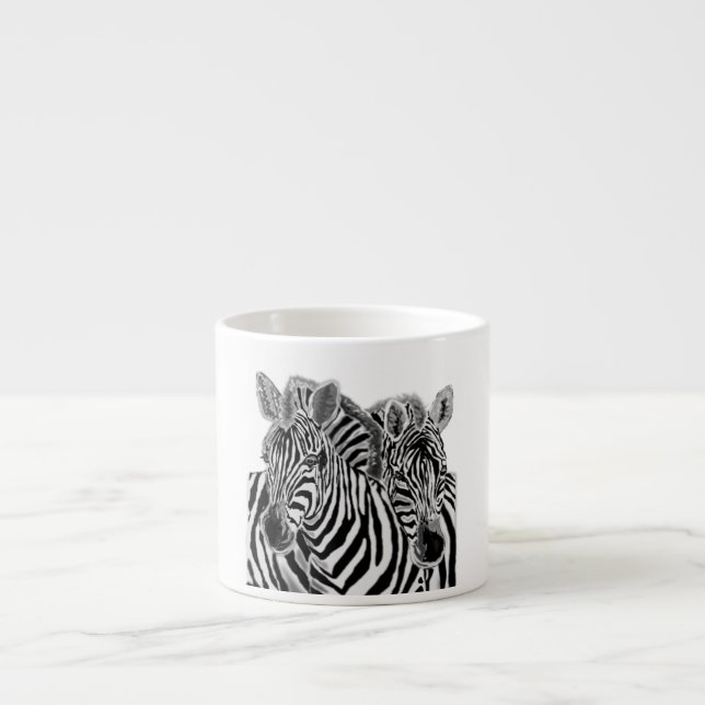 Tasse Expresso Coupe Zebras Couple Espresso - Hug (Devant)