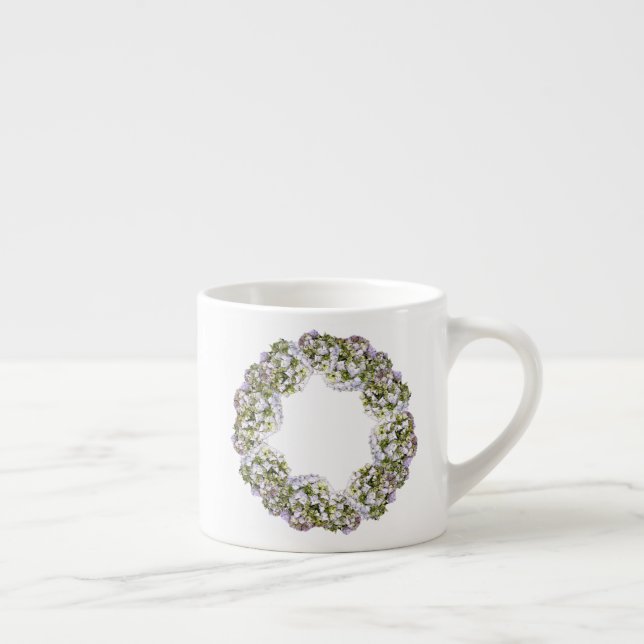 Tasse Expresso Couronne d'Hydrangea (Droite)