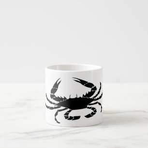 Tasse Expresso Crabe noir