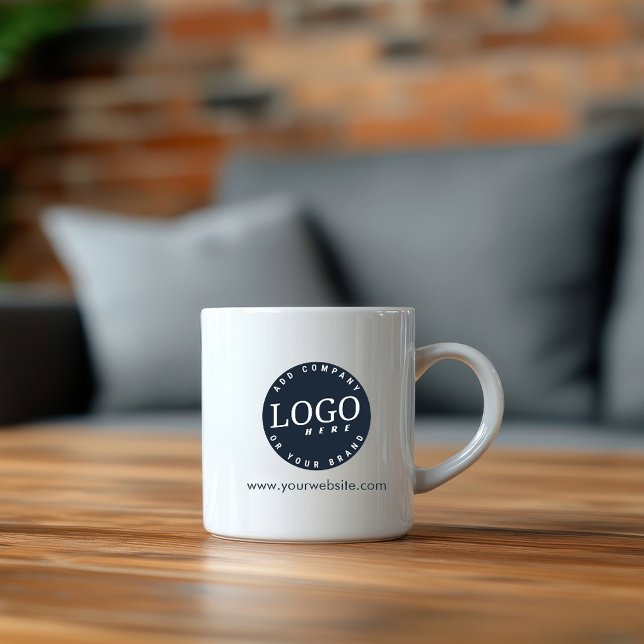 Tasse Expresso Créer votre entreprise Logo Site d'affaires person (Your Business Logo Custom Espresso Mug)