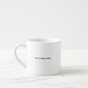 Tasse Expresso Créez votre propre blanc