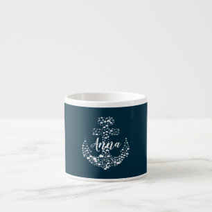 Tasse Expresso Critère maritime Ancre nautique / côtier