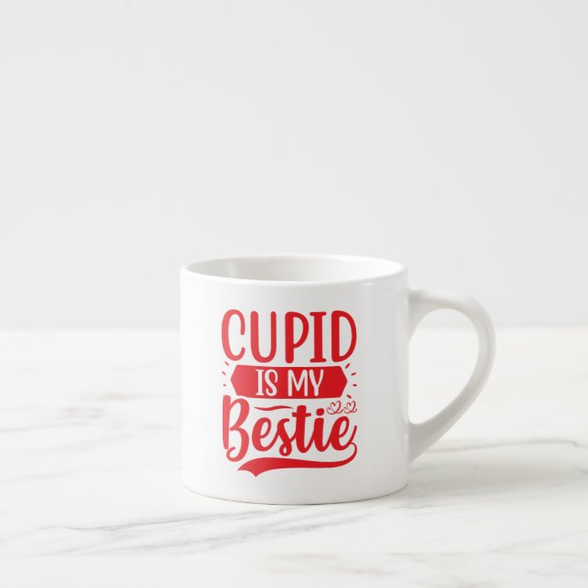 Tasse Expresso cupide est ma bestie (Droite)