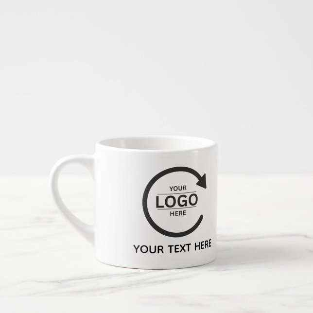 Tasse Expresso Custom Business Brand Logo (Gauche)