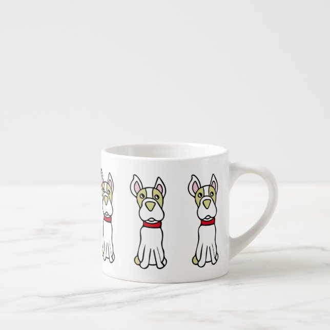 Tasse Expresso Cute Boston Terrier (Droite)