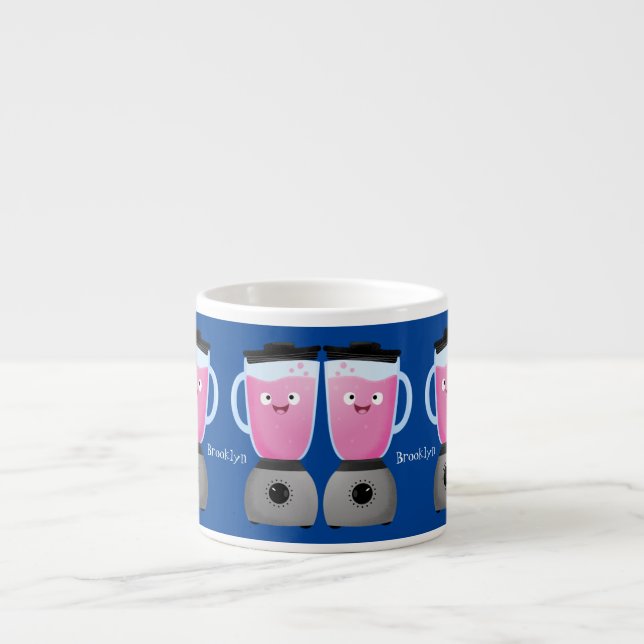 Tasse Expresso Cute happy food mixender cuisine appareil dessin a (Devant)