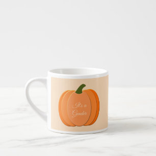 Tasse Expresso Cute Orange Genre Neutre Citrouille Personnalisé