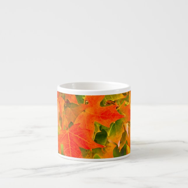 Tasse Expresso Danse de la feuille d'érable (Devant)
