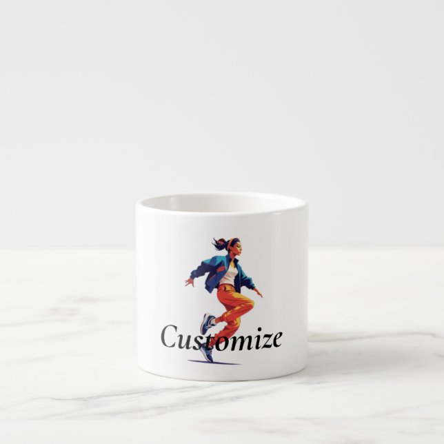 Tasse Expresso Danseuse Hip Hop Thunder_Cove (Devant)