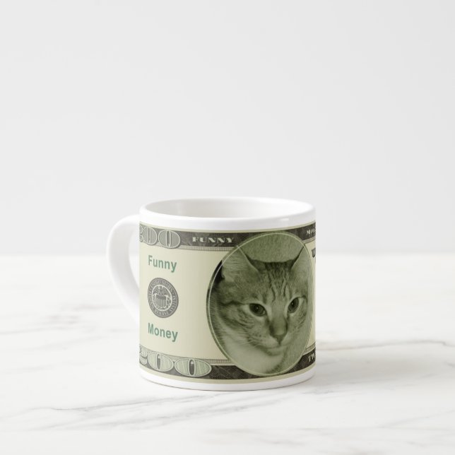 Tasse Expresso De l'argent drôle (Devant gauche)