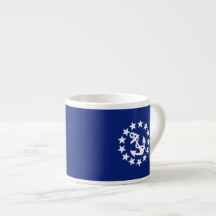 Tasse Expresso Décor bleu de la marine américaine Nautical Yach