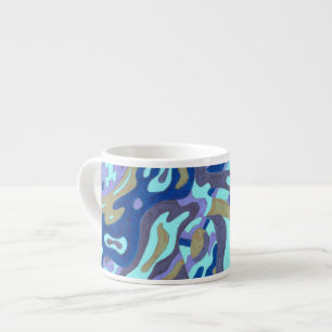Tasse Expresso "Deep is the Ocean" Original Abstrait