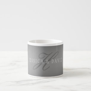 Tasse Expresso Dégradé gris changeant progressivement Tout nom/s