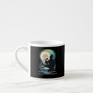 Tasse Expresso Derrière Chaque Grand Esprit Se Trouve Un Professe