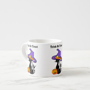 Tasse Expresso Des bonbons ou un sort de Halloween
