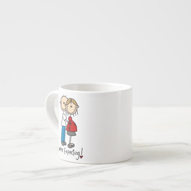 Tasse Expresso Des couples nous attendons le T-shirts et les (Devant gauche)