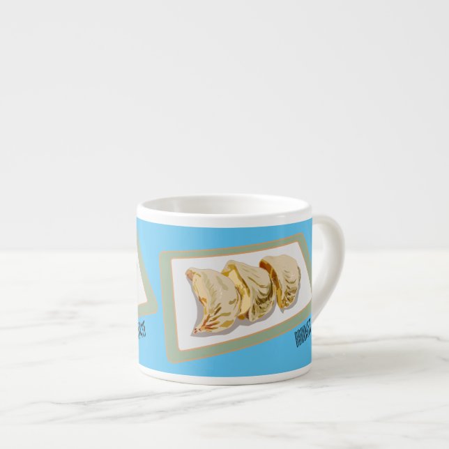 Tasse Expresso Dessin de Jiaozi / Chinese dumplings (Devant droit)