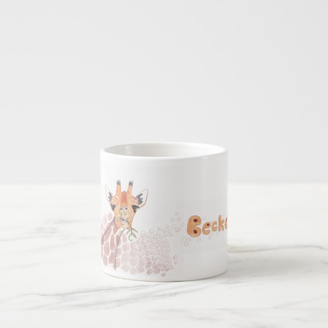 Tasse Expresso dessin de la Girafe (Devant)
