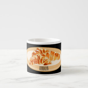 Tasse Expresso Dessin du Croissant