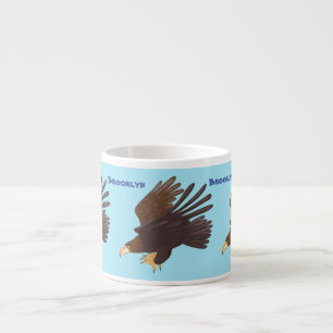 Tasse Expresso dessin humoristique d'aigle royal