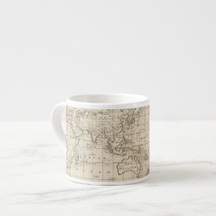 Tasse Expresso Diagramme du monde