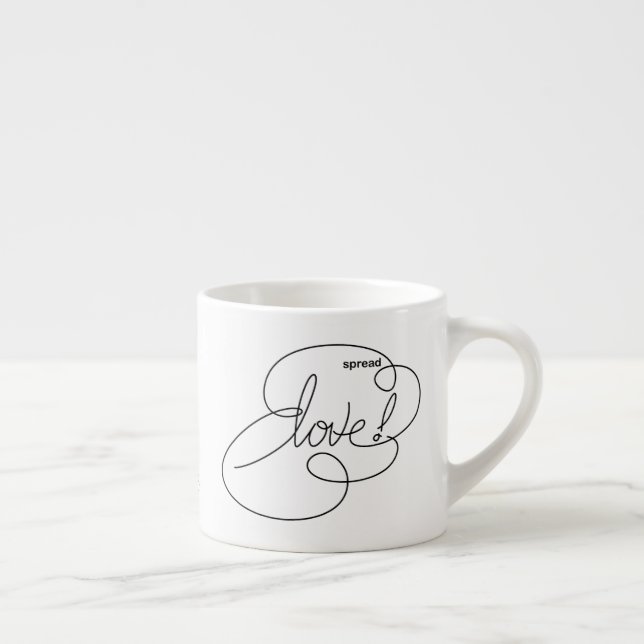 Tasse Expresso diffusion de l'AMOUR - Nuage gras (Droite)