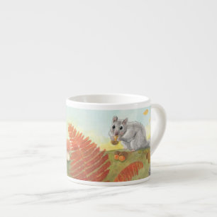 Tasse Expresso Dortoir européen de graisses (Glis glis) dans la n