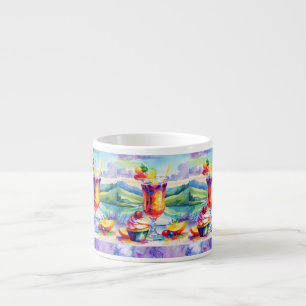 TASSE EXPRESSO DOUCES FRIANDISES D'ÉTÉ