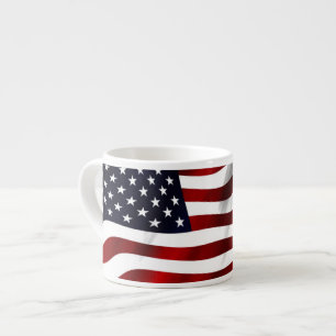 Tasse Expresso Drapeau américain