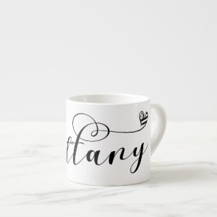 Tasse Expresso Drapeau breton en coeur, Breton