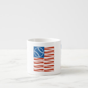 Tasse Expresso Drapeau de base-ball