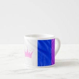 Tasse Expresso Drapeau de fierté de la culture drag de SlipperyJo