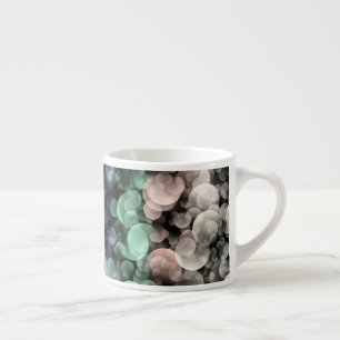 Tasse Expresso Drapeau de fierté Uingender Groovy Boho Bulles Écl